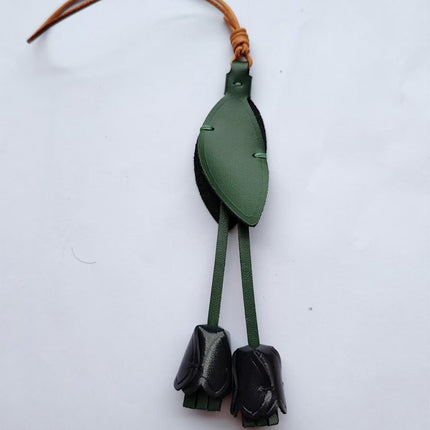 New Tulip DIY Handmade Leather High-end Sense Bag Pendant Flower Bag Hanging Keychain Decoration Activity Products