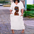 White headscarf for women / XL