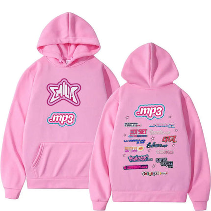 Emilia Mernes Mp3 Tour 2024 Print Hoodie Men Women's Retro H
