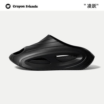 Crayonfriends Sports Slippers Men's Summer Outer Wear Non-Slip Ins Trendyy Couple Outdoor Sandals Slippers Men