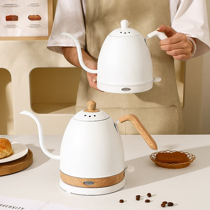 Cross-border kettle hand coffee pot food grade stainless steel slender mouth electric kettle tea gooseneck pot new