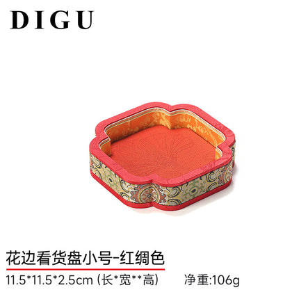 Di Gu Palace Style Jewelry Jewelry Plate Bracelet Necklace Look at Pallet Play Bracelet Storage Plate National Style Display Props