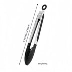 9inch❁Black silicone clip [opp bag]