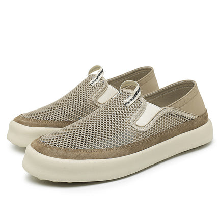 2025 Comfortable Breathable Mesh Casual Shoes High Quality Lightweight Wear-Resistant Sports Shoes Middle-Aged Hiking Shoes Walking Shoes