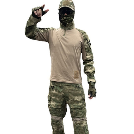 Factory Direct Sales Cross-Border Popular Military Eagle G3 Frog Suit Long-Sleeved Suit Outdoor Military Fan Camouflage Training Tactical Suit