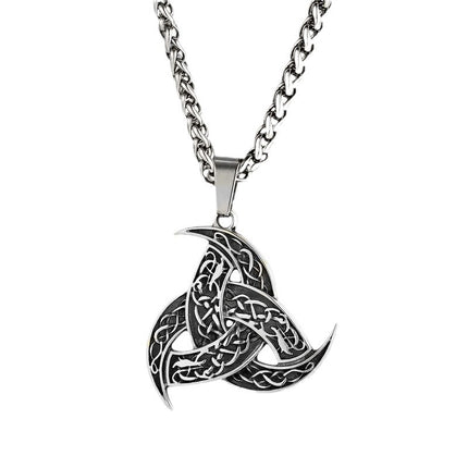 Cross-border Explosions Nordic Viking Celtic Rune Pendant Necklace Norwegian Style Jewelry Amulet Accessories for Hair