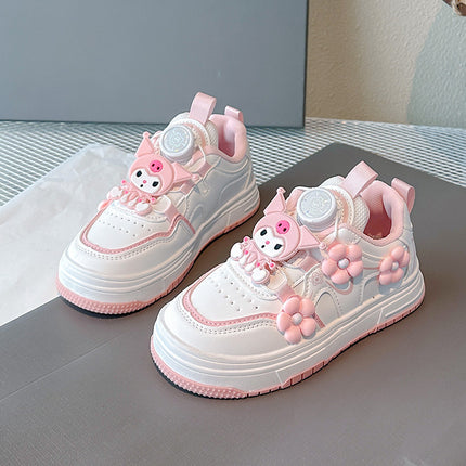 Girls' Light Sneakers Non-slip Haipai Leather Casual Shoes Children's Autumn and Winter New sneaker Fashion