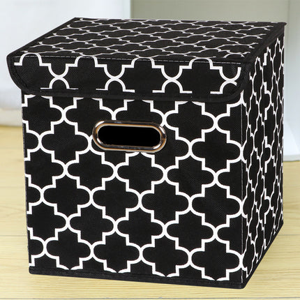Amazon Coverless Storage Box Fabric Storage Box Foldable Large Clothes Organiser Toy Storage Box Cross Border