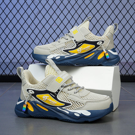 Boys' Casual Sports Shoes Summer 2026 New Non-Slip Breathable Children's Dad Shoes for Older Kids Running Shoes