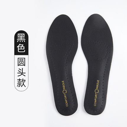 Self-Paste High-Heel Insoles Women's Soft Sole Comfortable Latex Leather Pad Heart Leather Shoes Sweat-Absorbing Breathable Single-layer Shoes Real Cowhide Non-Slip for Summer