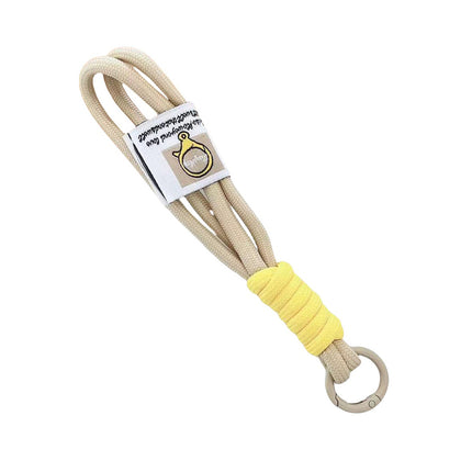 Ins Nylon Braided Rope Keychain Phone Lanyard Pendant DIY Bag Accessory Braided Versatile Portable Accessory