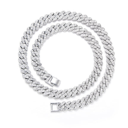 Foreign trade Europe and the United States new full diamond letters ANGEL ANGEL pendant grass font name hip-hop necklace jewelry