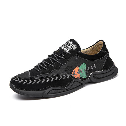 Cross-Border Large Size 7219 Men's Casual Denim Casual Sports Shoes Outdoor Trendy Shoes Hand-Stitched Men's Shoes New Style