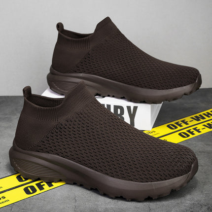 Cross-border New Men's Shoes Flying Weaving sneaker Shoes plus size Casual Shoes Socks Shoes Wide-toe Shoes Casual Shoes Adult
