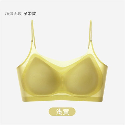 Summer Mesh Thin Non-marking Sling Underwear Women's Beautiful Back Breathable Push-up Anti-sagging plus size Bra for Women