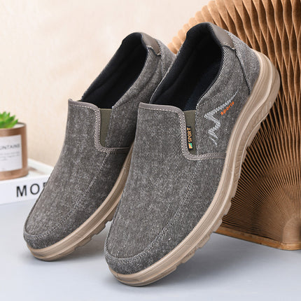 Spring and Autumn New Men's Casual Single-layer Shoes Light Sole Old Beijing Men's Cloth Shoes Outdoor Breathable Shoes