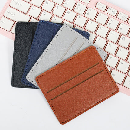 in stock ultra-thin ID card protective case card holder women's leather card case pu leather credit card multi-card holder wholesale