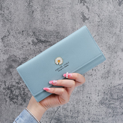 Manufacturers wholesale new wallet ladies fashion purse simple small folding small wallet mini version card bag female