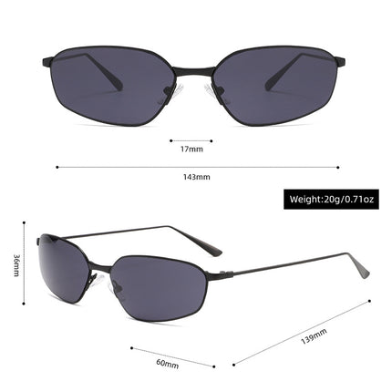 2322 Metal Cat-Eye Sunglasses Cross-Border E-Commerce Foreign Trade Amazon Uv400 Fashion Trend Tk