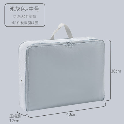 New satin duvet storage bag large fabric compressed quilt organizing storage bag moving storage bag