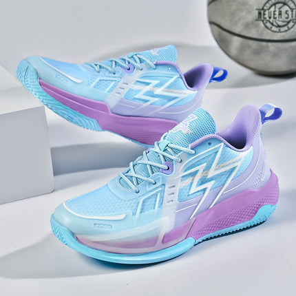 Foreign trade summer actual combat low-top basketball shoes men's and women's mesh breathable training shock absorption anti-skid sneaker a generation of hair