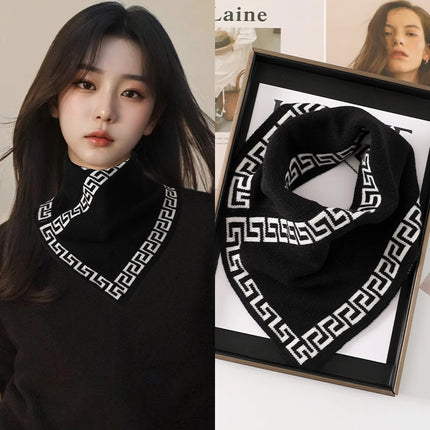 Autumn and Winter Knitted Neck Warmer, Neck Protection, Fake Collar, Convenient Pullover Neck Cover, Lazy Scarf, Unisex Scarf