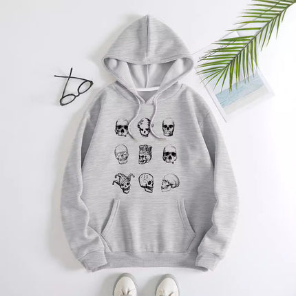 Fashion Joker Hoodie Skull Print
