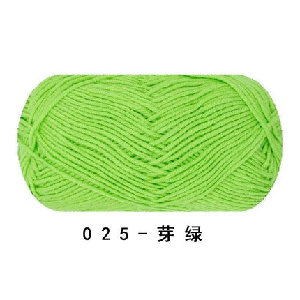 Ruyi Bird Four-Strand Combed Milk Cotton 40g DIY Handmade Crochet Doll Wholesale Wool Ball Ready Stock