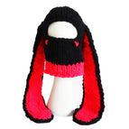 Big red bunny ears (excluding accessories) / All size is flexible