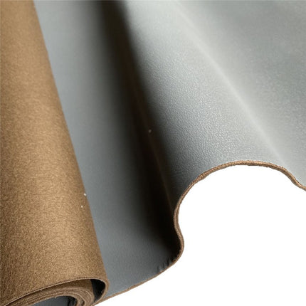 Direct Supply of Semi-Pu Leather Brushed Bottom 0.9mm Leather Sofa Furniture Soft and Hard Upholstery Fabric Artificial Leather Factory