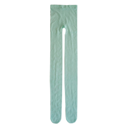 Japanese Lolita White Retro Lace Pantyhose Spring and Autumn Women's Outerwear Slimming Hollow Rose Stockings