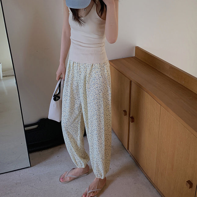 Du Xiaozhai Summer Fairy Cool Pants Women's Bloomers Sun Protection Pants High Waist Anti-Mosquito Pants Women's Casual Pants Home Pants