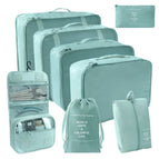 South Korea blue hook bag eight-piece set [seven-piece hook bag]]