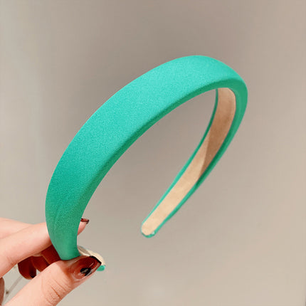 Internet Red Square Explosions Contrast Braid Head Band Wide Edge Non-Slip High-Level Hair Band 2023 New Style Hair Card for Women