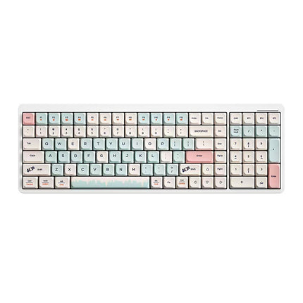 105-Key Girls' High-Looking Wireless Mechanical Keyboard with Good Words, Short-Axis Bluetooth Computer Keyboard for Office Use