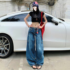 Retro blue lengthened / XS