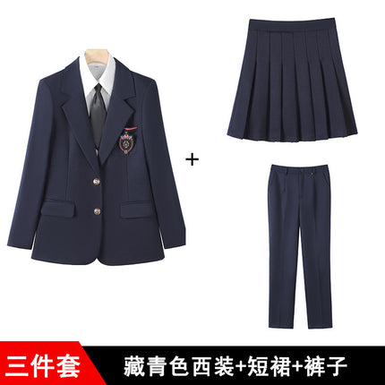 Autumn Clothes Kindergarten Teachers Garden Clothes Work Clothes College Style Fashion Temperament Uniform Kindergarten Teachers Business Clothes Suit suit