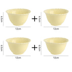 4.7 inch bowl-beige four