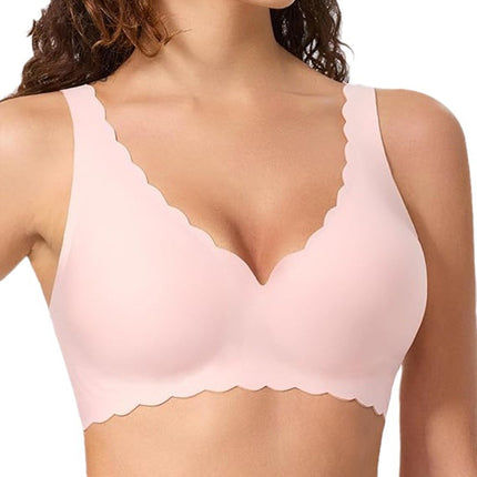 Amazon cross-border European and American explosions seamless jelly underwear outside single comfortable bra independent station English standard foreign trade
