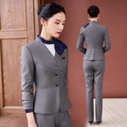 Suit + skirt + shirt (remark color) / S