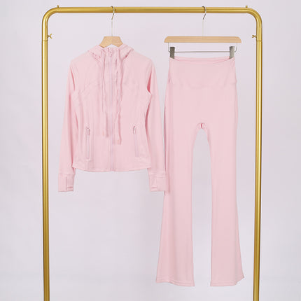 Lulu Df Stand-Up Collar Jacket Short Coat Tight-Fitting Stand-Up Collar Stretch Jacket with Gold Zipper Fitness Yoga Wear