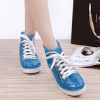 Blue suit single-layer shoes / 35
