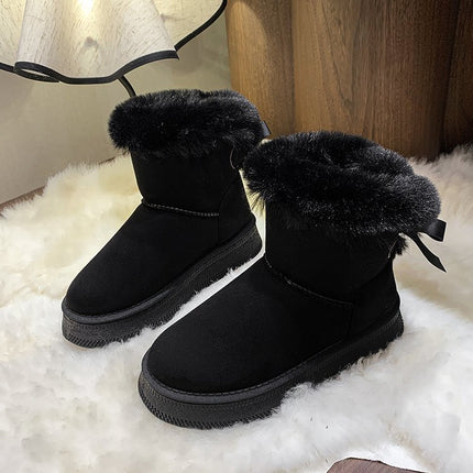 Northeast Thick-Soled Cold-Resistant Snow Boots for Women 2025 New Winter Fleece-Lined Thickeneded Waterproof Anti-Slip Arctic Outdoor Boots 42