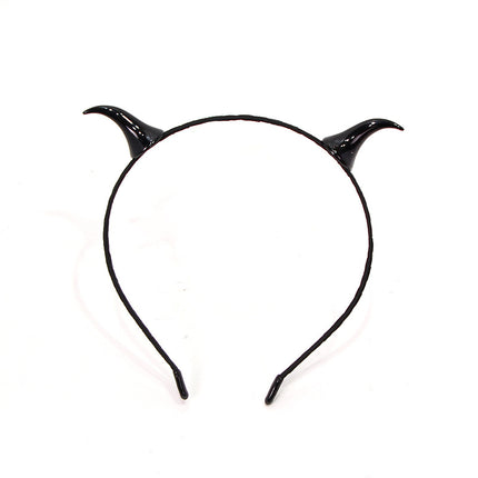 Cute Devil Horn Hairband New Halloween Day Dress Up Headwear Red Horn Hairpin COS Hair Accessories Cross Border