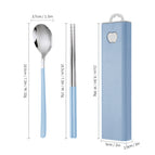 Light blue silver two-piece set [light blue box]