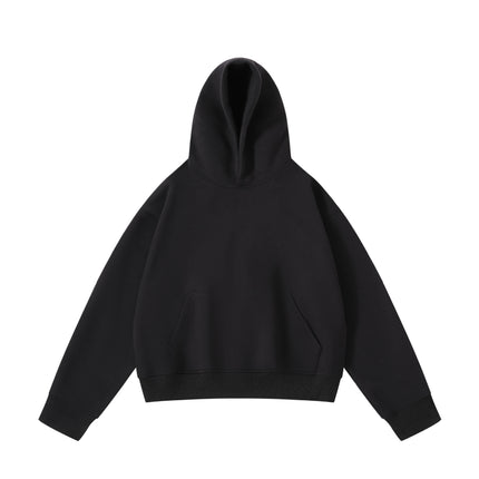 Mr. Song 2025 Spring 420g Short American High Street cleanfit Profile Hooded Sweater Men's and Women's boxy Hoodie