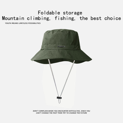 Sun Protection Fisherman Hat for Women Outdoor Mountaineering and Fishing Leisure Versatile Portable Storage Bag Thin Quick-Drying Sun Hat