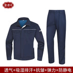 Navy Blue (Long Sleeve Contrast Color Suit) / XL/175