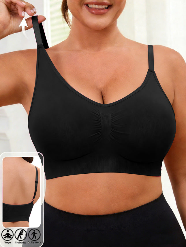 Cross-border New Tight Yoga Bra Vest European and American Sports Underwear Quick-drying Running Yoga Clothes Fitness Top Women