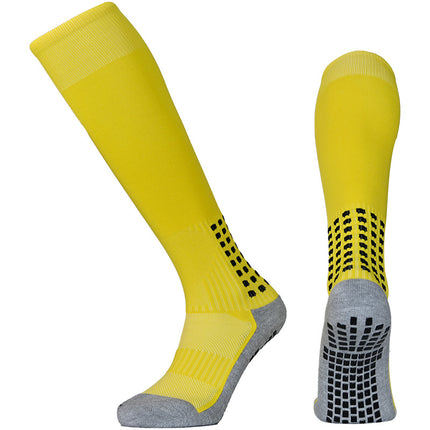 Adult Thickened Towel-Soled Long Tube Soccer Socks for Practical Professional Matches, High Tube Sports Socks, Wear-Resistant and Breathable